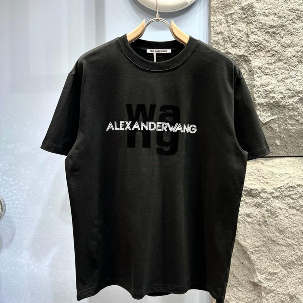 Alexander Wang Printed Lettering Short-Sleeved T-Shirt